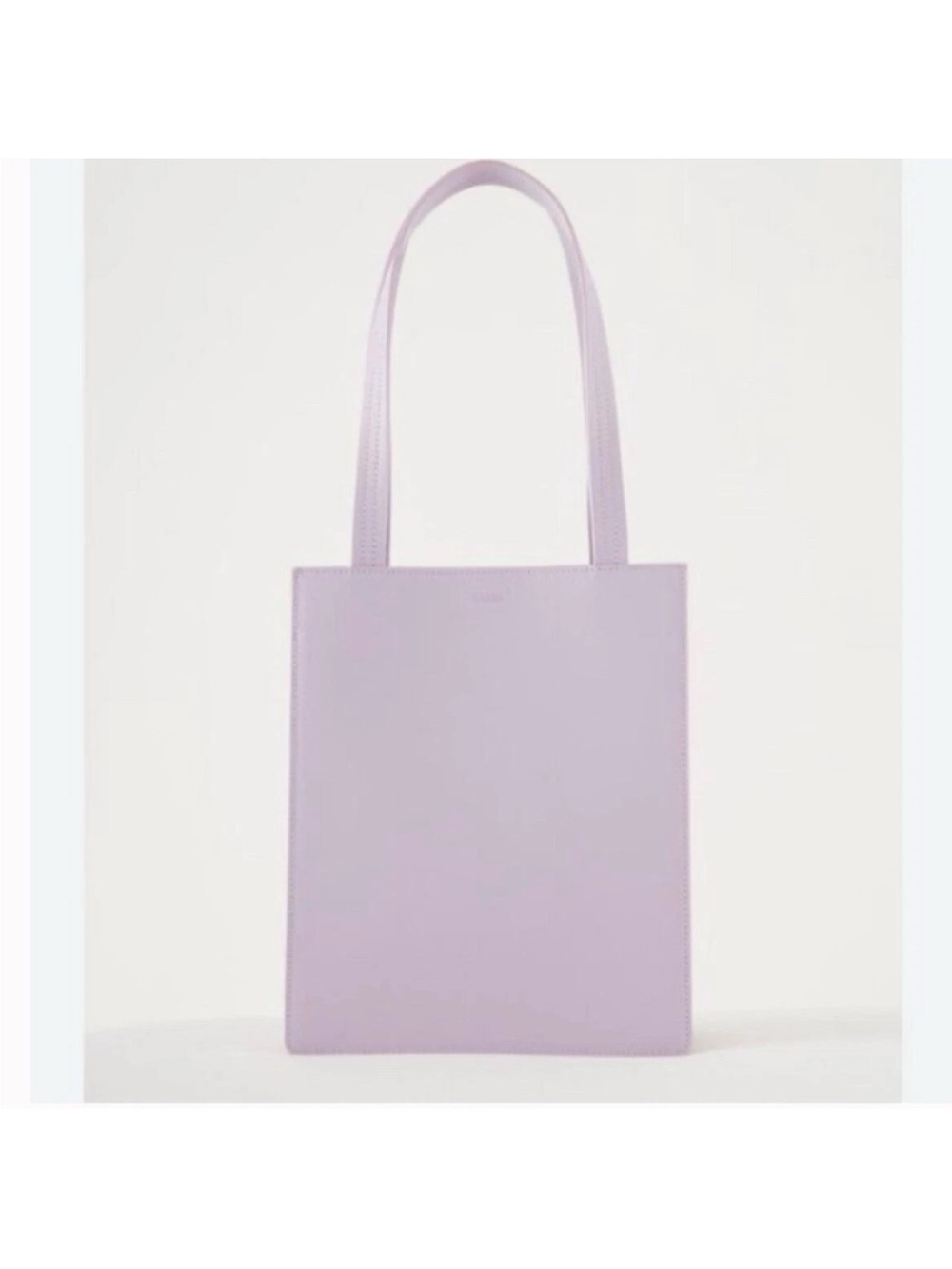 Baggu Leather Retail Shoulder Bag in Pale Orchid RARE